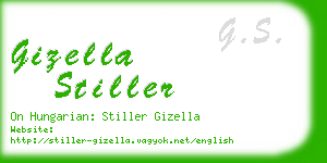 gizella stiller business card